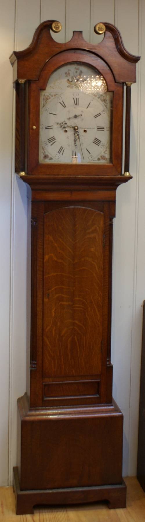 Late 18th Century Solid Oak Cased Longcase Clock C 1800